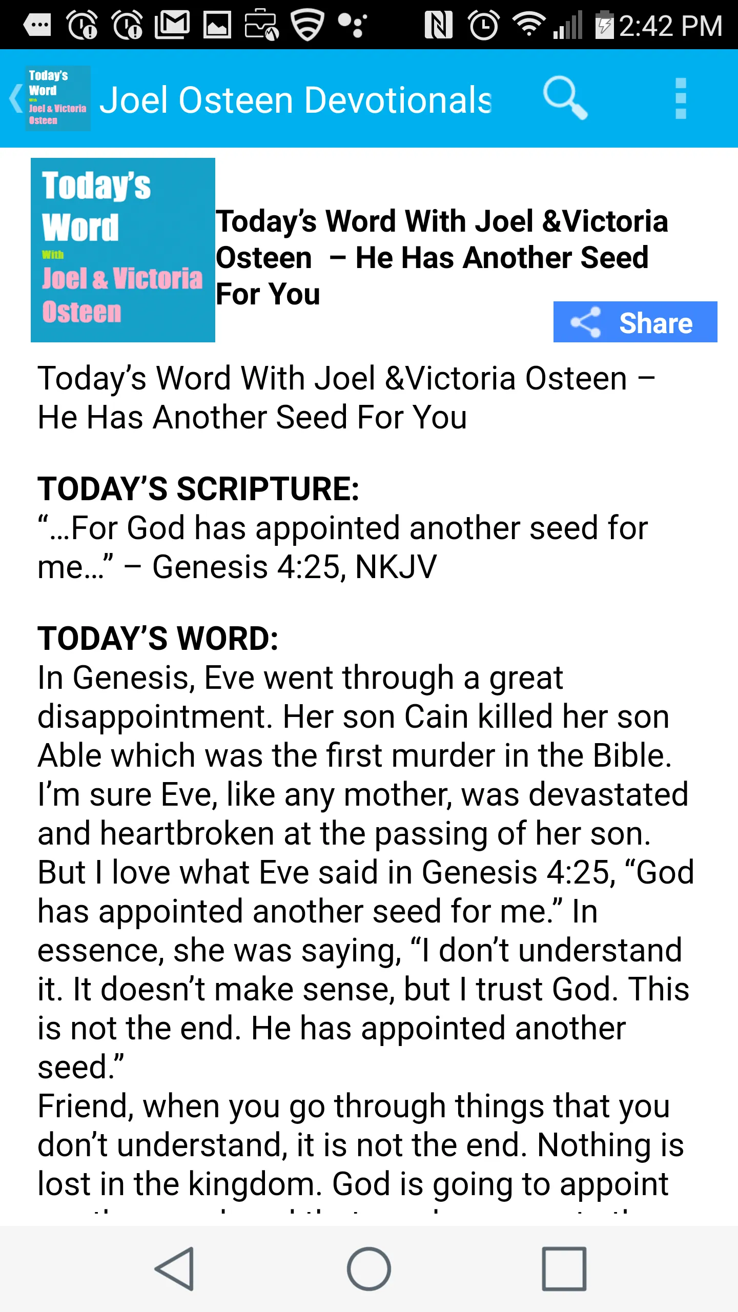 Daily Inspirational Devotional | Indus Appstore | Screenshot