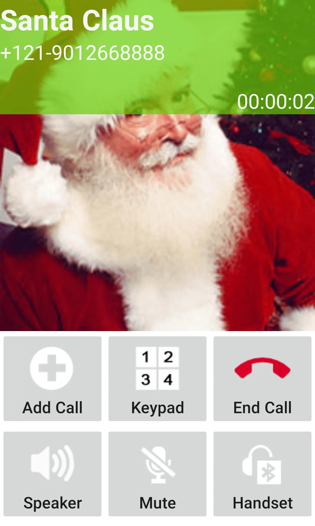 Fake Call From Santa Claus Sim | Indus Appstore | Screenshot