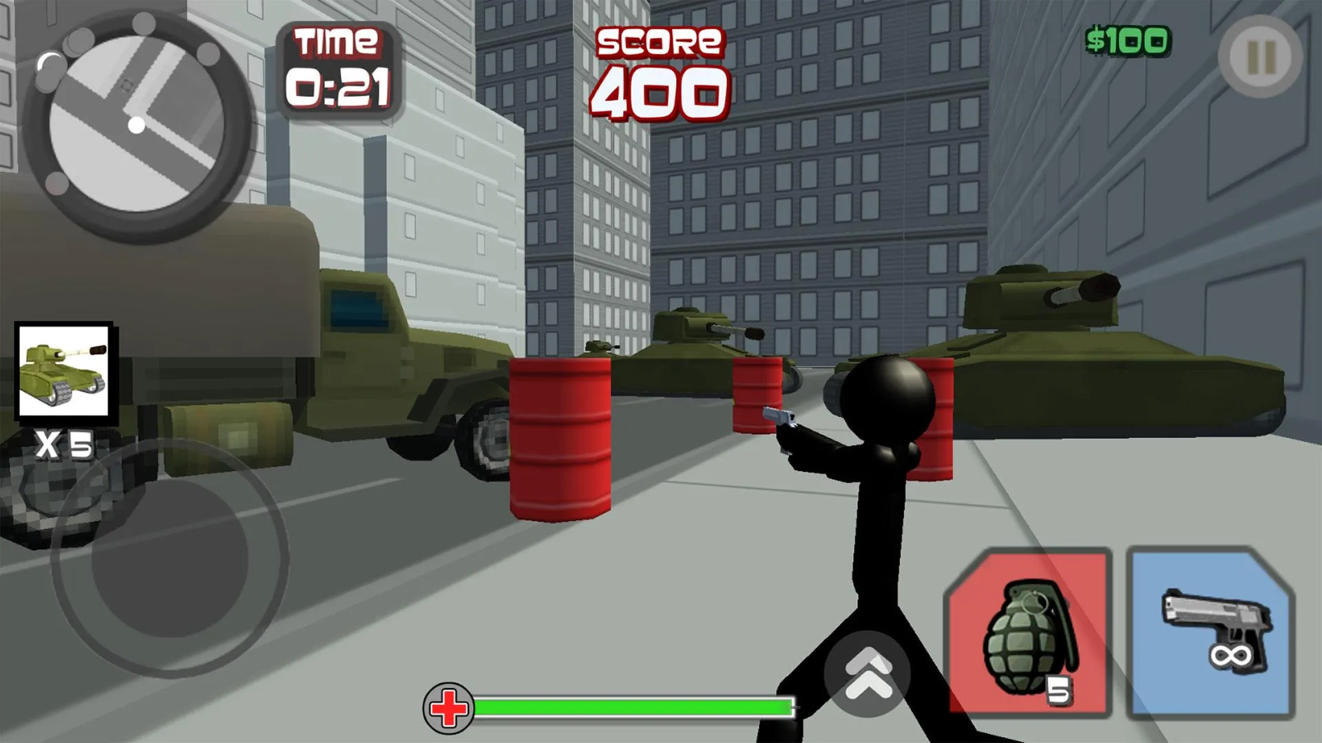 Stickman City Shooting 3D | Indus Appstore | Screenshot