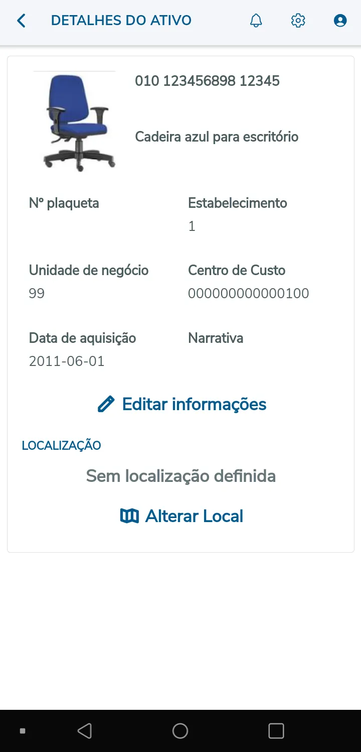 Meus Ativos Fixos | Indus Appstore | Screenshot