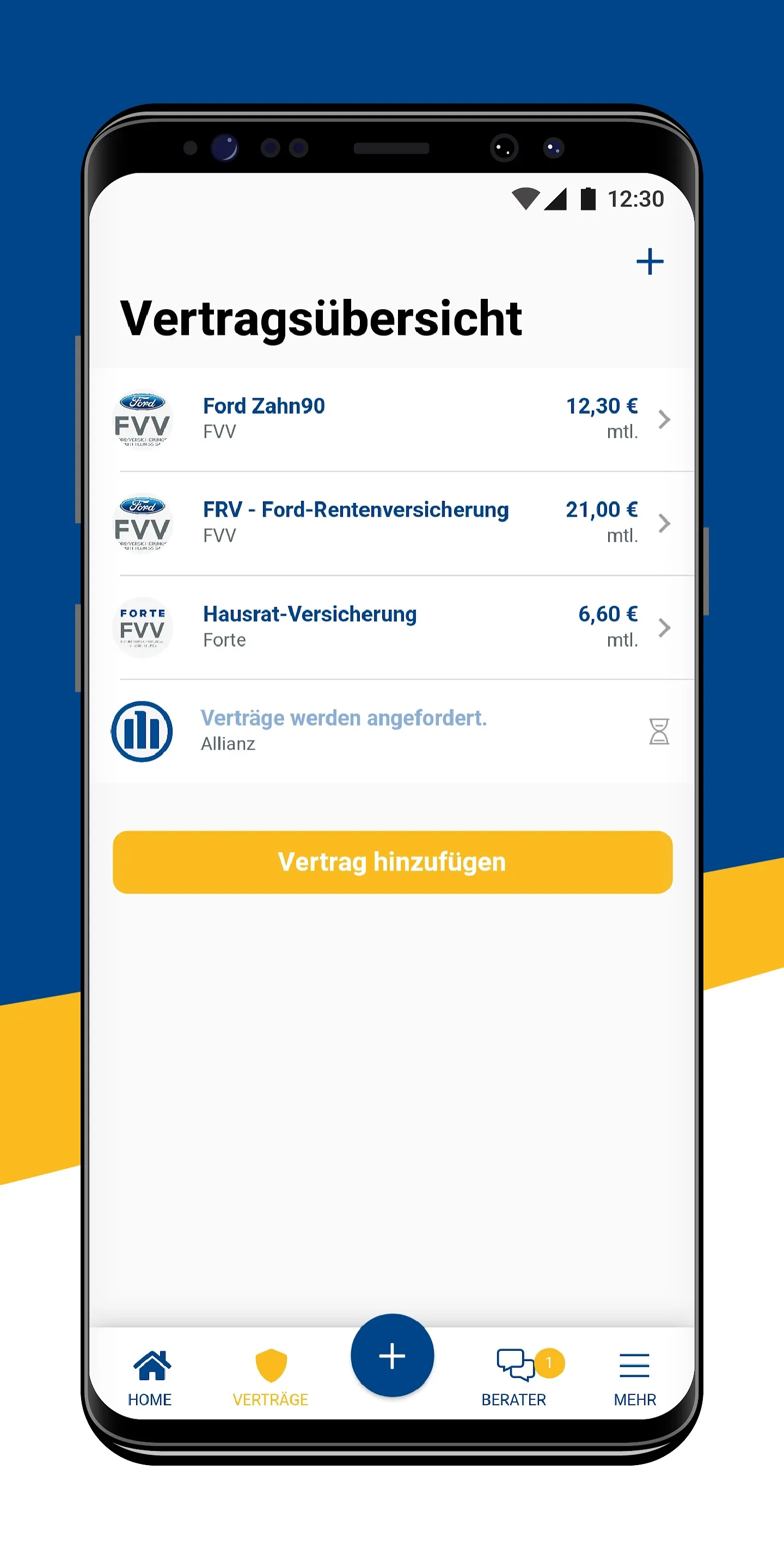 Ford Versicherungs-App | Indus Appstore | Screenshot