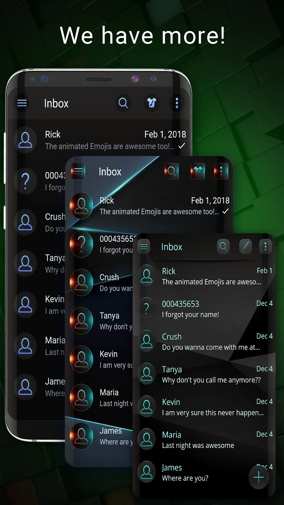 Dark mode SMS theme | Indus Appstore | Screenshot