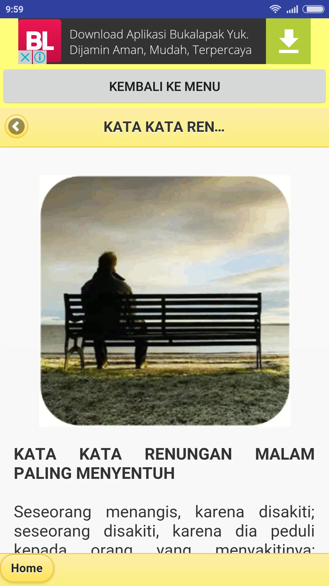 Kata Renungan Kehidupan Dunia | Indus Appstore | Screenshot