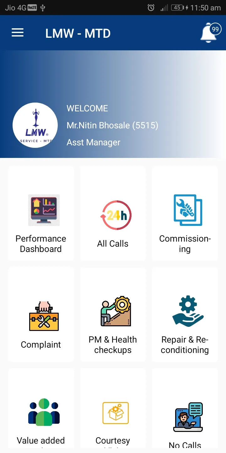 LMW Service - MTD | Indus Appstore | Screenshot