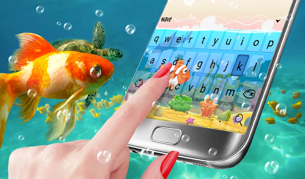 Sea Life Keyboard & Wallpaper | Indus Appstore | Screenshot