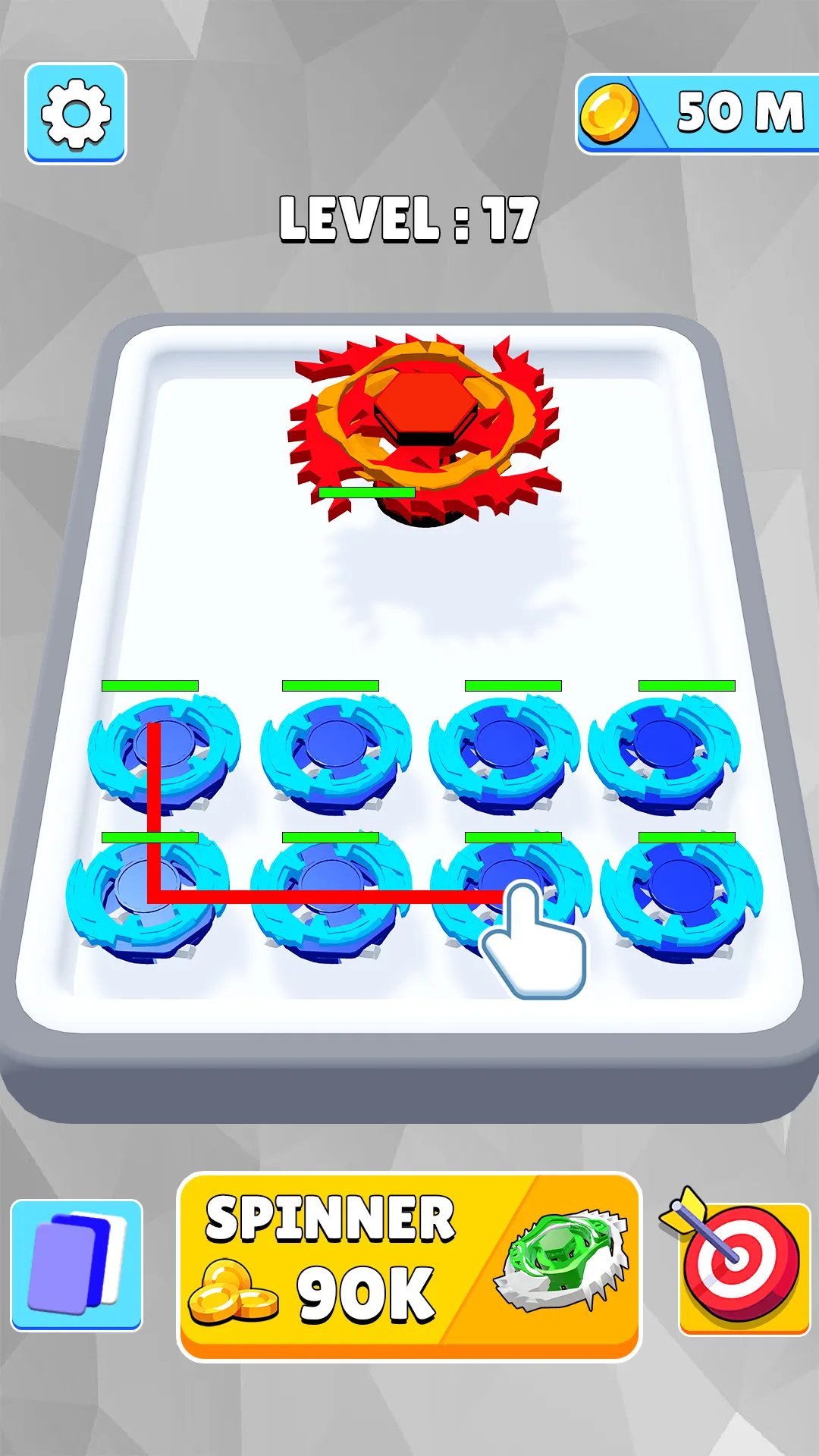 Spinner Merge: Battle Game | Indus Appstore | Screenshot