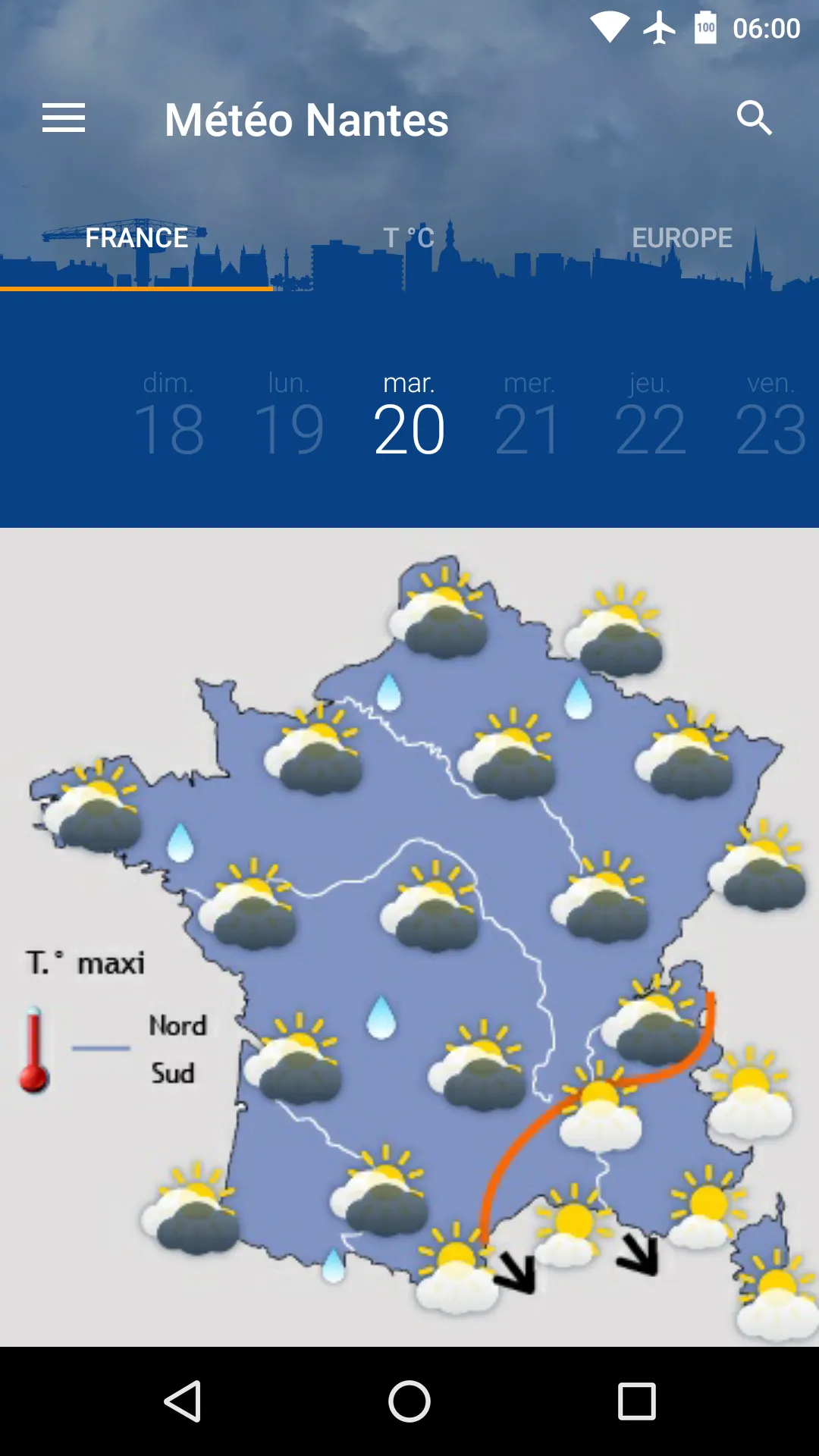 Météo Nantes | Indus Appstore | Screenshot