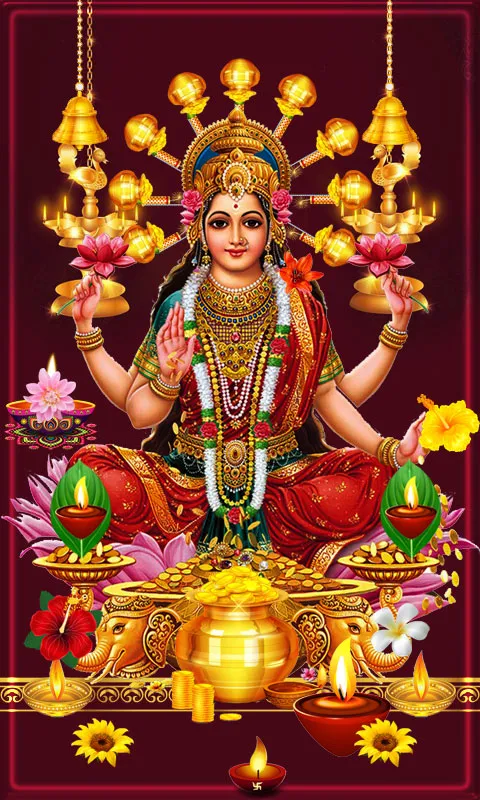 Lakshmi blessing Themes Diwali | Indus Appstore | Screenshot