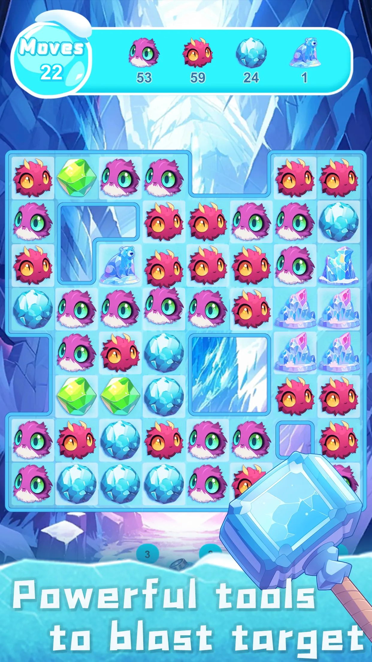 Ice Blast - Match-3 Adventure | Indus Appstore | Screenshot