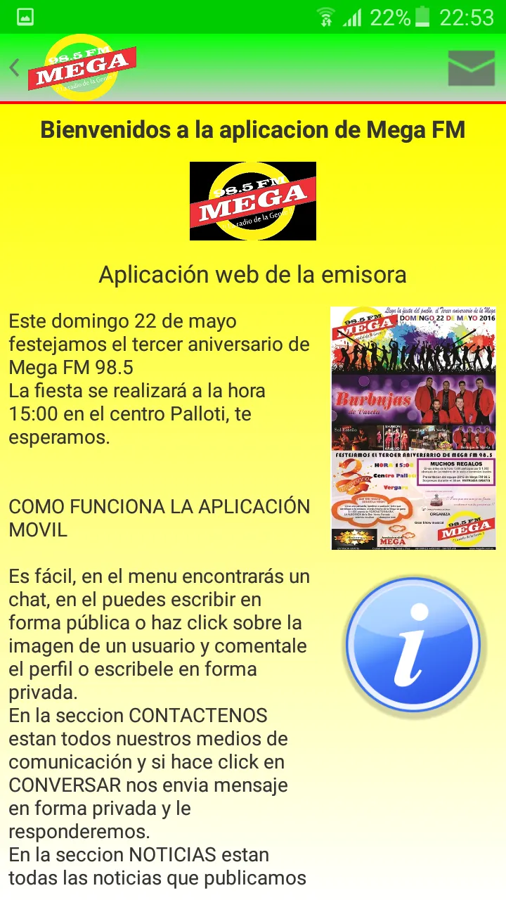 Mega FM Vergara | Indus Appstore | Screenshot