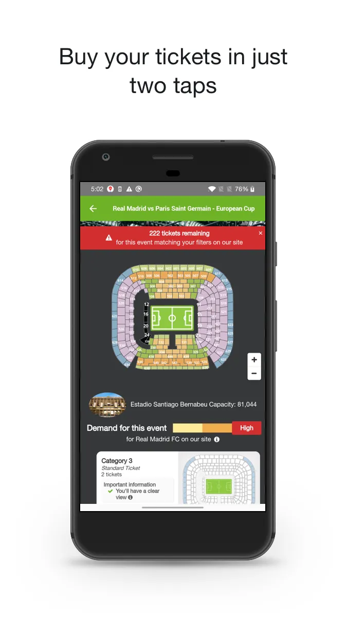 viagogo Tickets | Indus Appstore | Screenshot