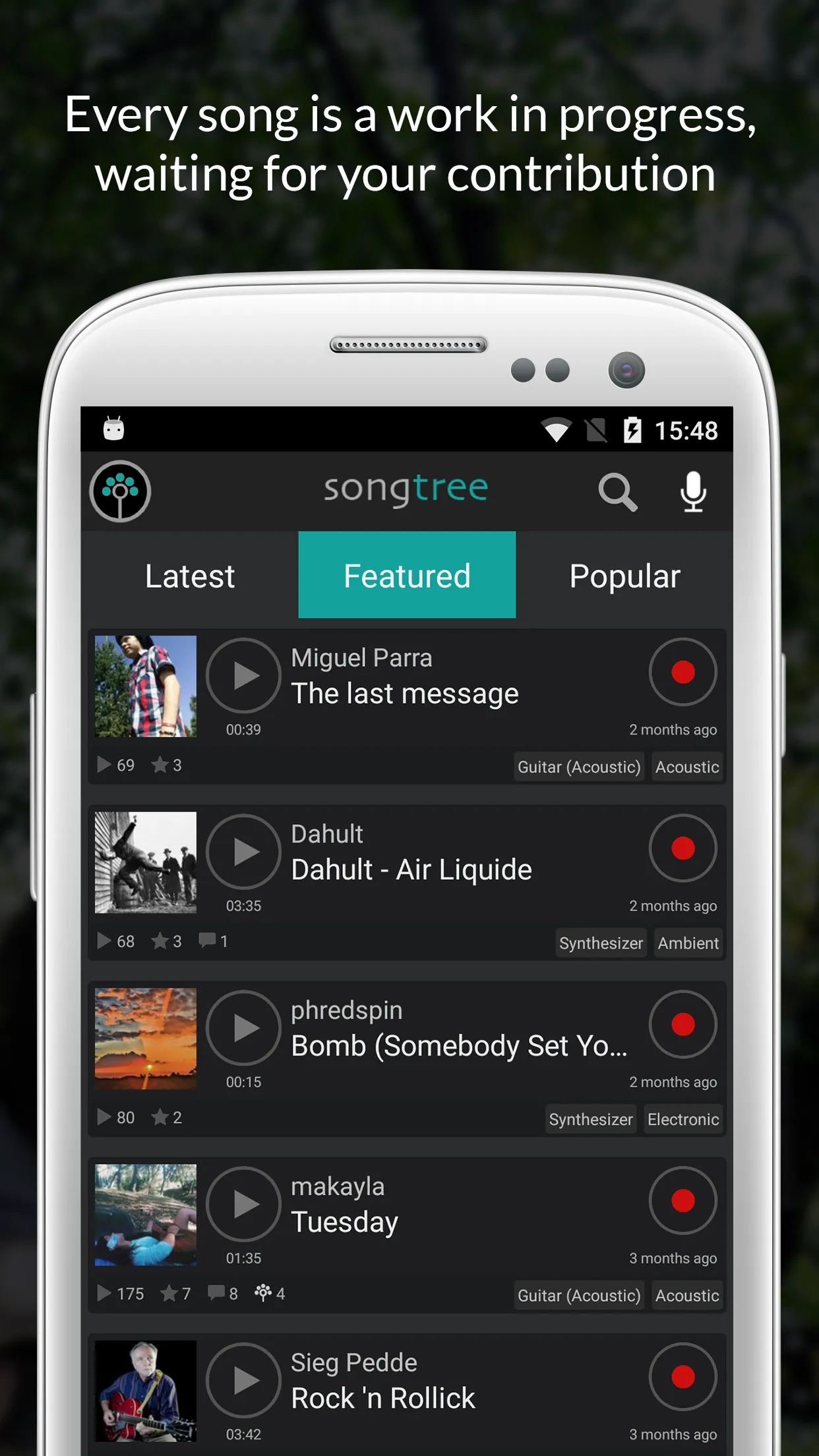 Songtree - Sing, Jam & Record | Indus Appstore | Screenshot