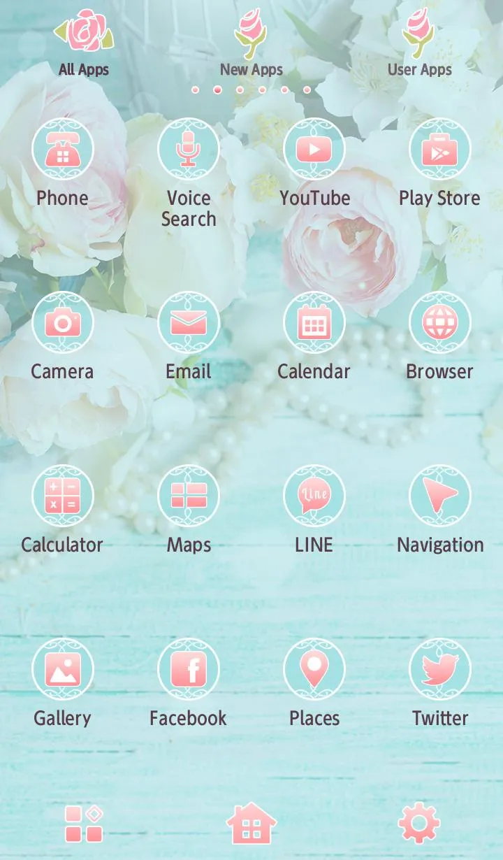 Pastel Floral Theme +HOME | Indus Appstore | Screenshot