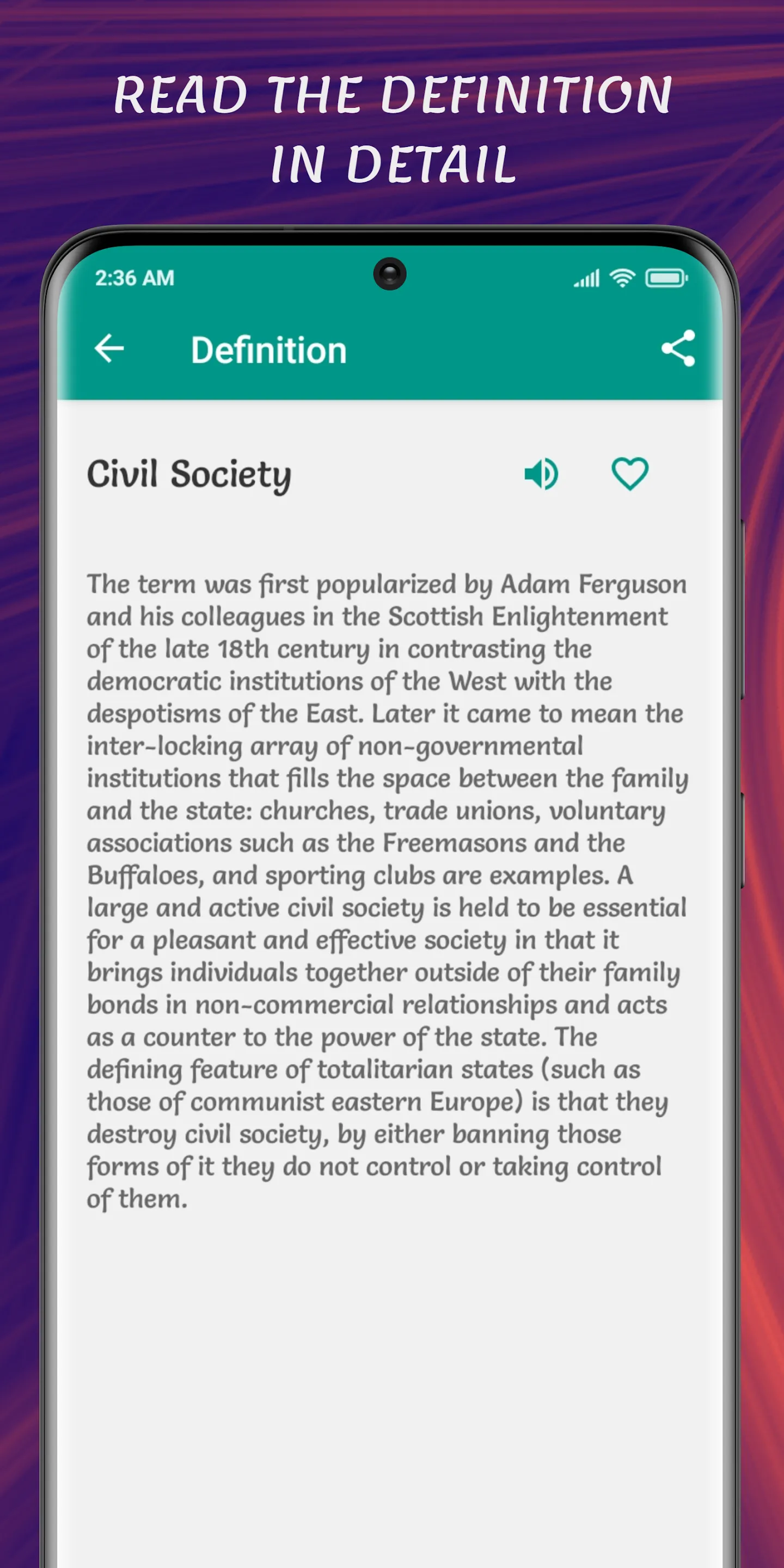 Sociology Dictionary | Indus Appstore | Screenshot