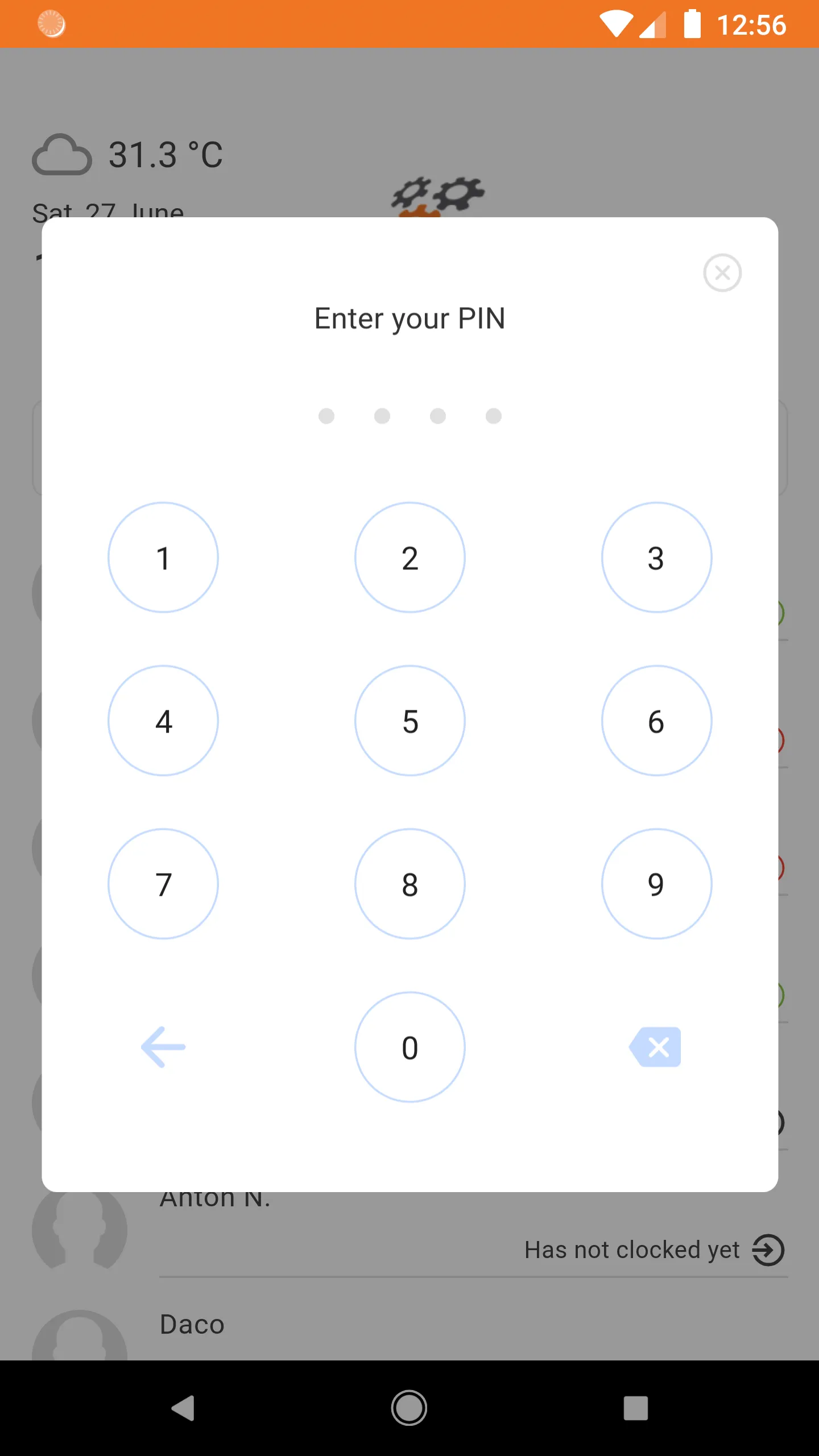 Clocking by SynergySuite | Indus Appstore | Screenshot