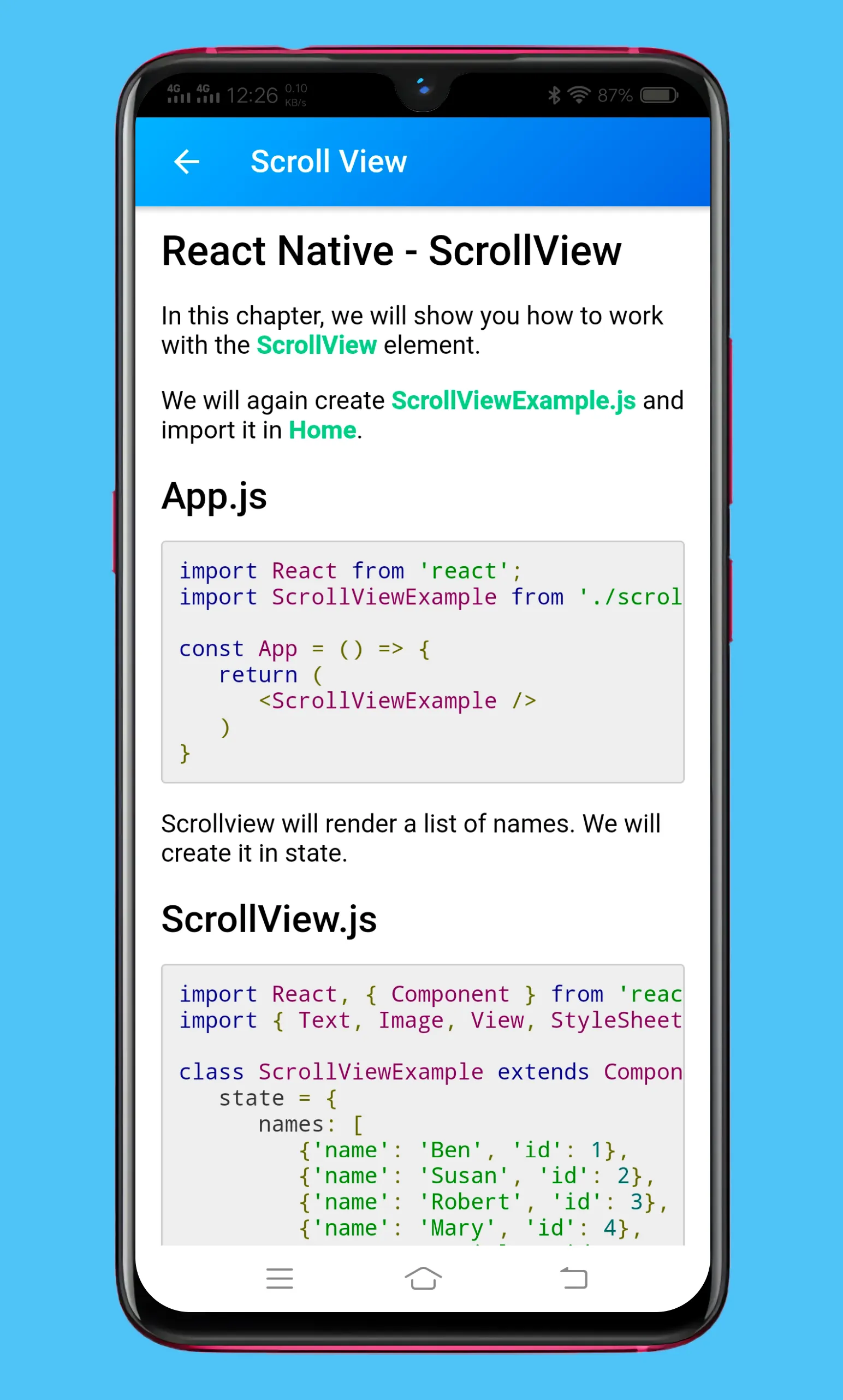 Learn React Native Offline | Indus Appstore | Screenshot