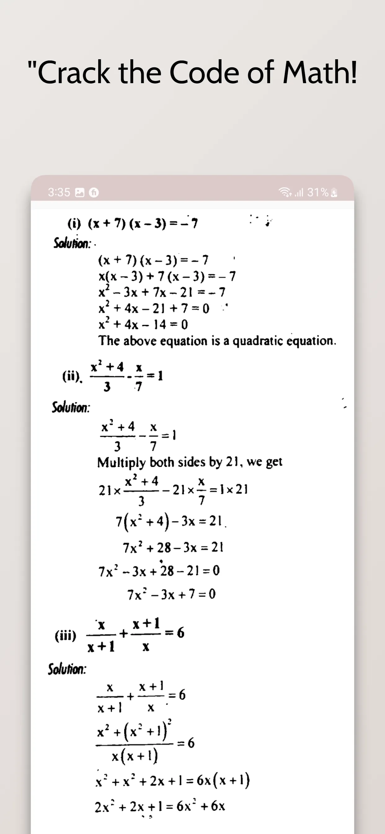 10th class math solution guide | Indus Appstore | Screenshot