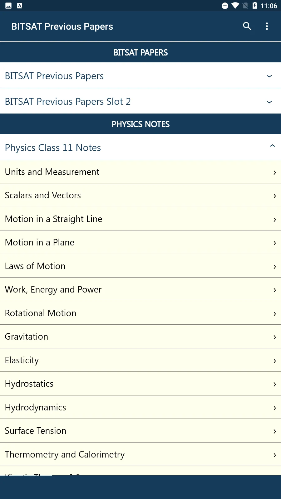 BITSAT Exam Previous Papers | Indus Appstore | Screenshot