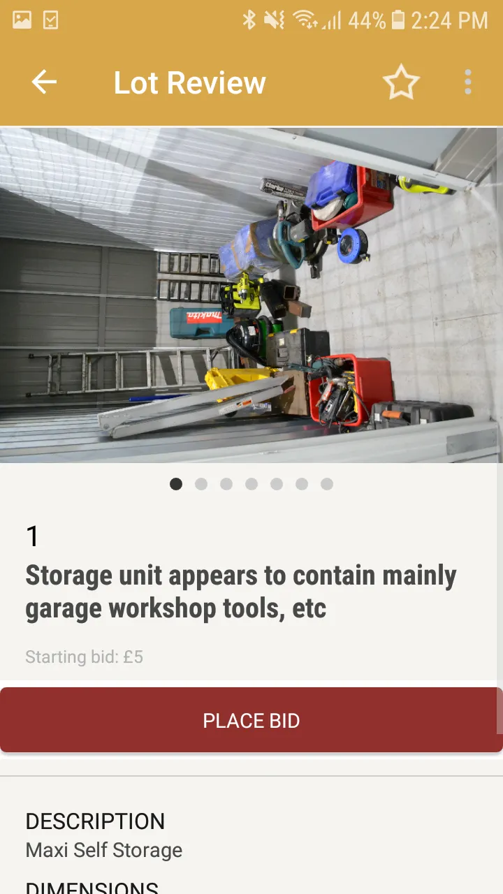 Storage Bidder | Indus Appstore | Screenshot