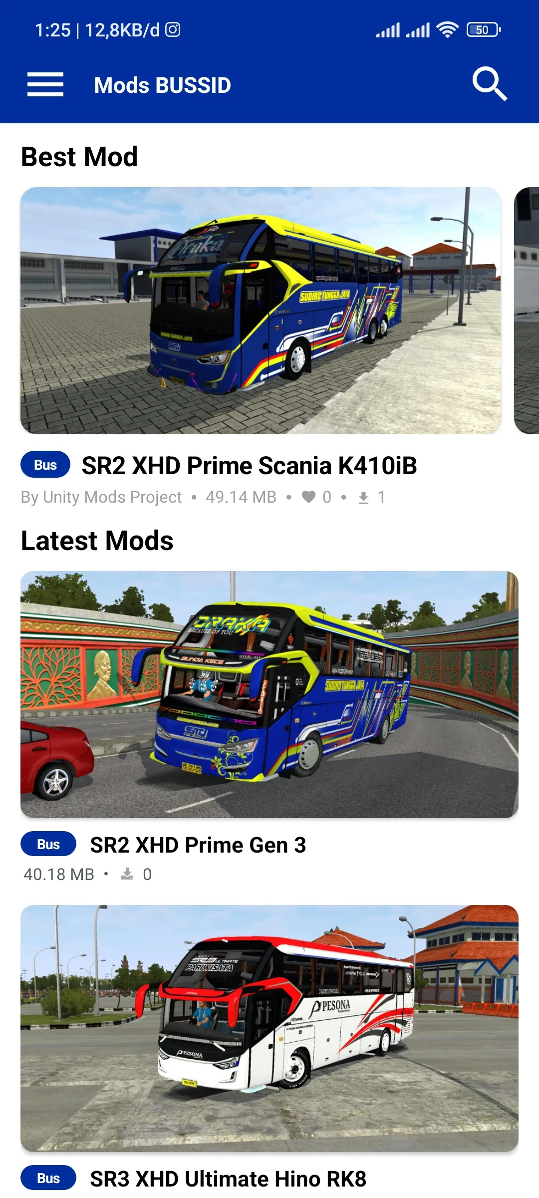 Mod Bussid Bus SR3 STJ Draka | Indus Appstore | Screenshot