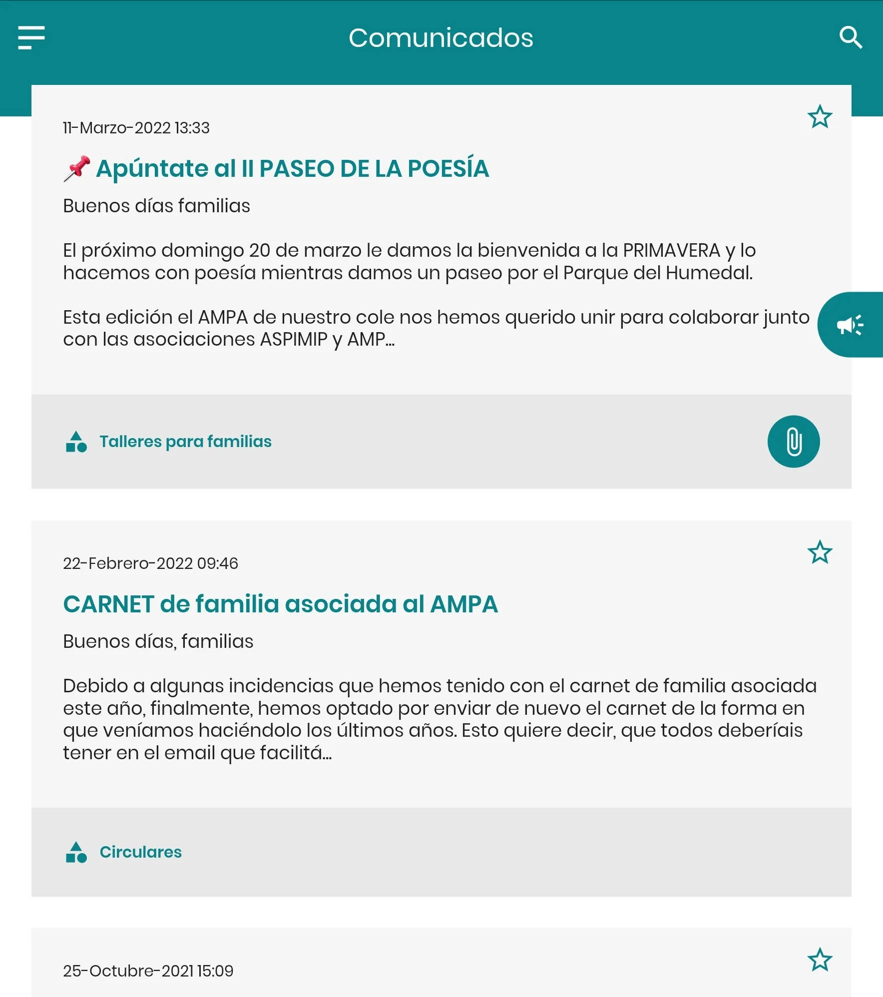 AMPA Séneca Coslada Informa | Indus Appstore | Screenshot