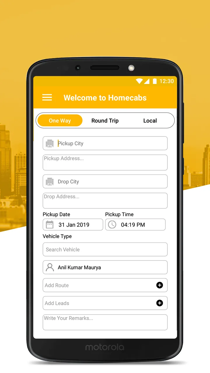 Homecabs Employee's | Indus Appstore | Screenshot