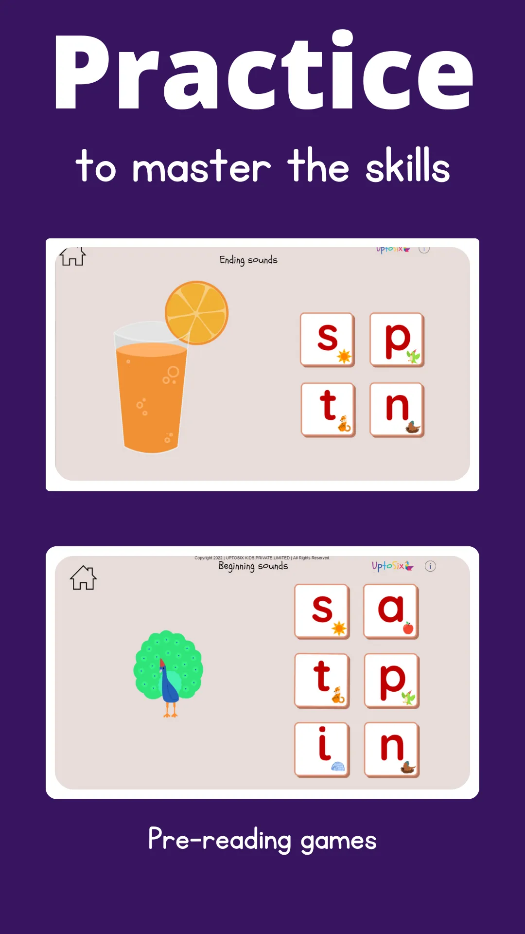 UptoSix Phonics | Indus Appstore | Screenshot