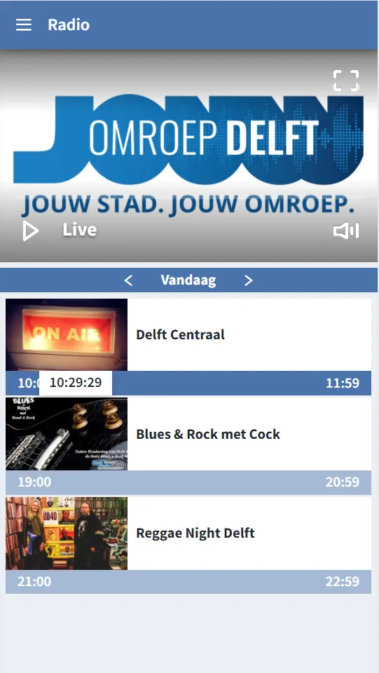 Omroep Delft | Indus Appstore | Screenshot