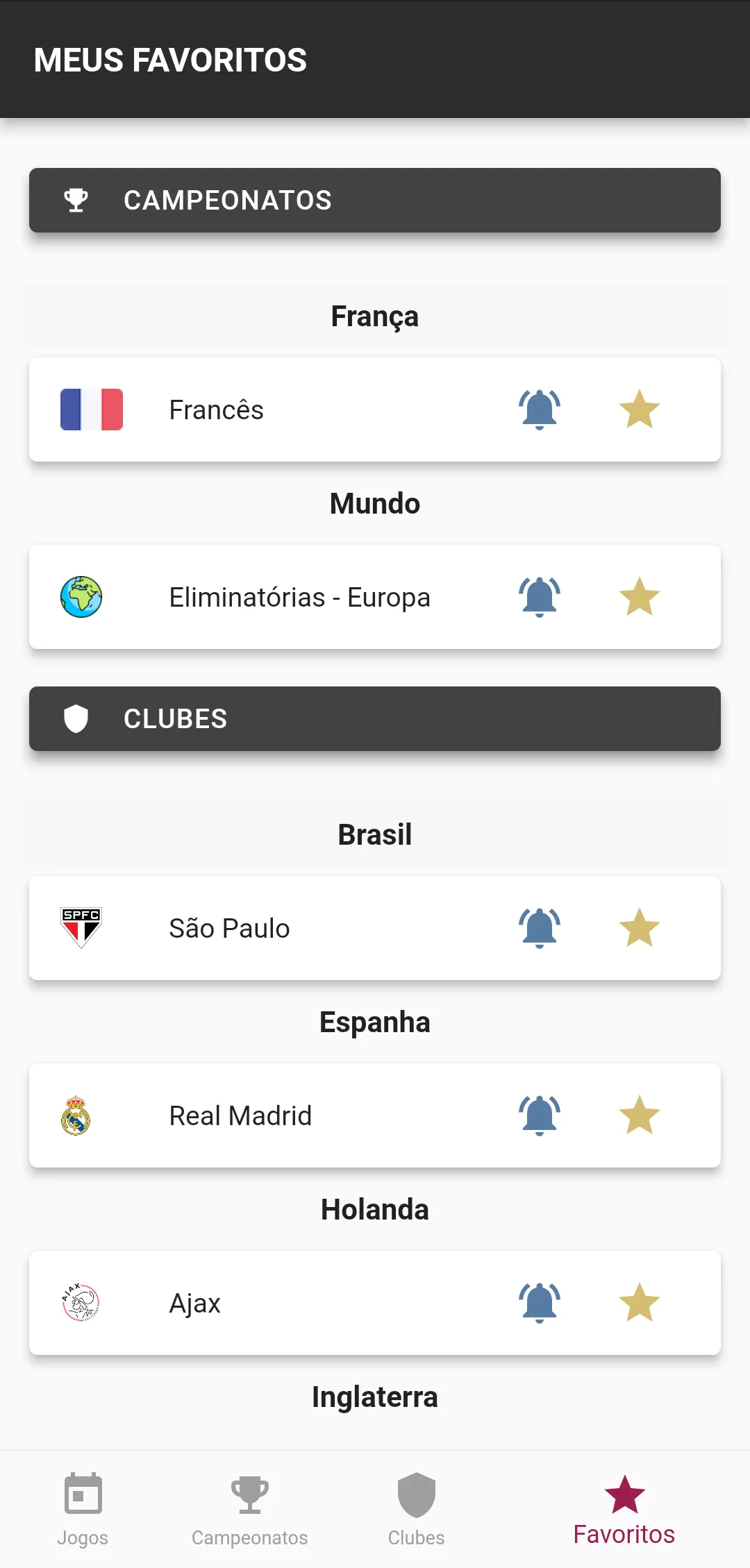 placarZão - jogos de hoje | Indus Appstore | Screenshot