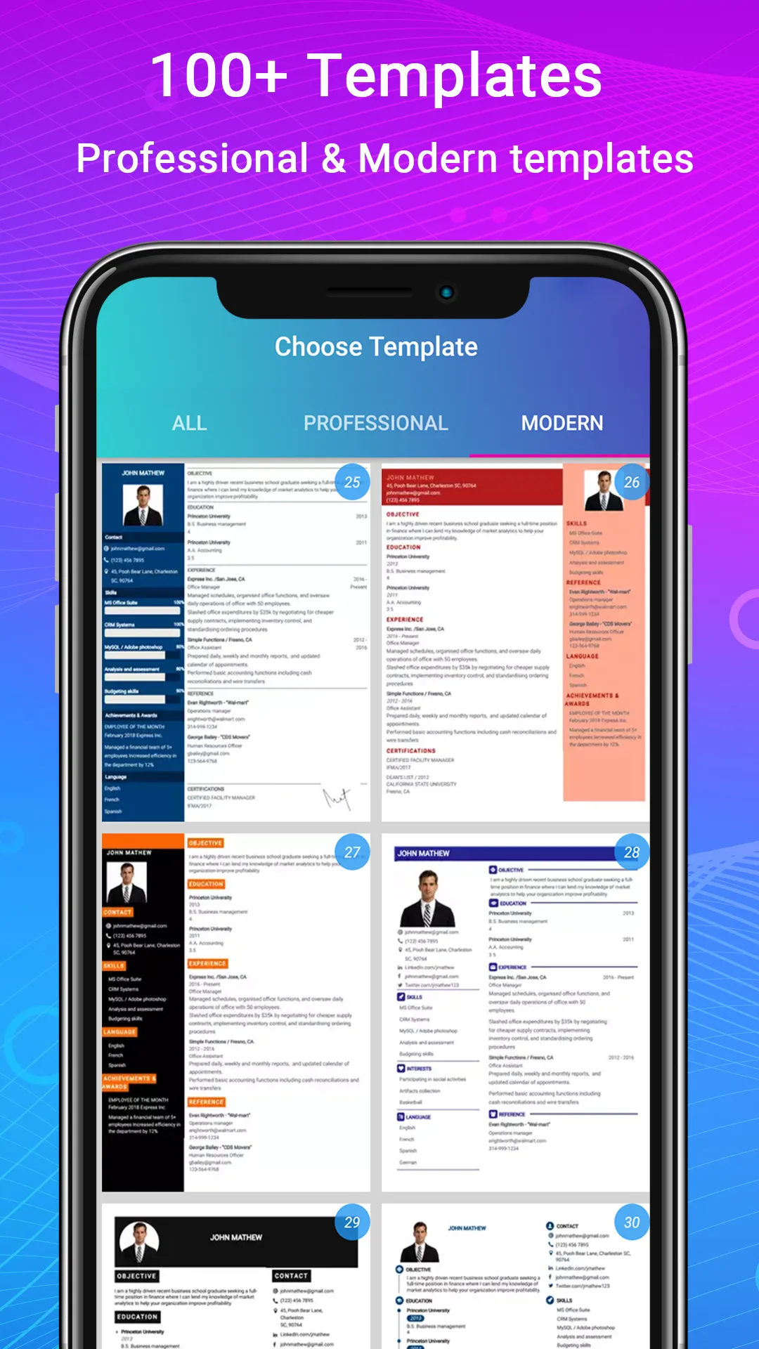 Resume Builder App, CV maker | Indus Appstore | Screenshot