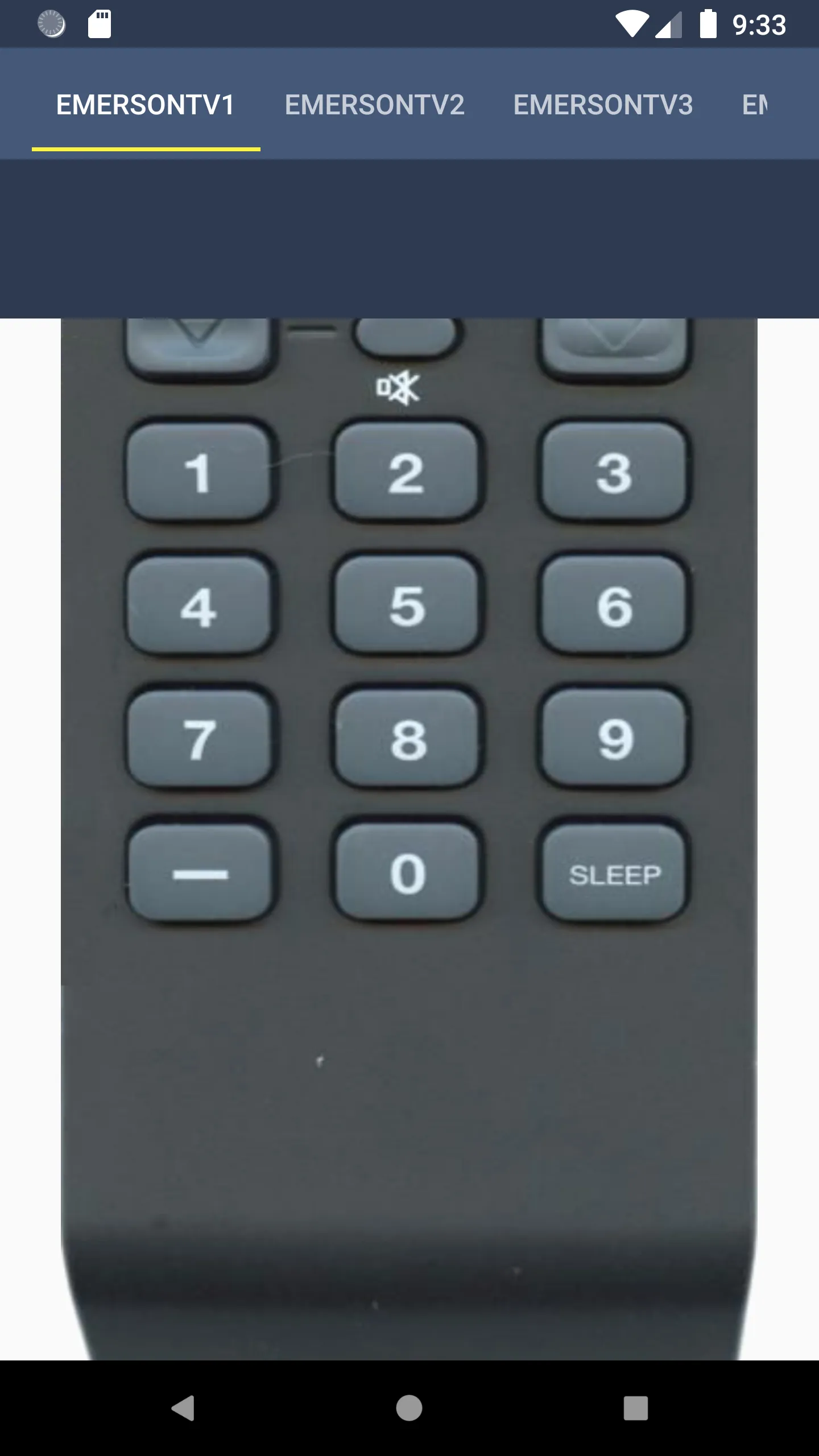 Emerson TV Remote | Indus Appstore | Screenshot