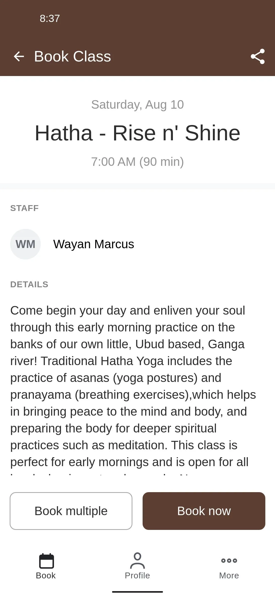 THE YOGA BARN BALI | Indus Appstore | Screenshot