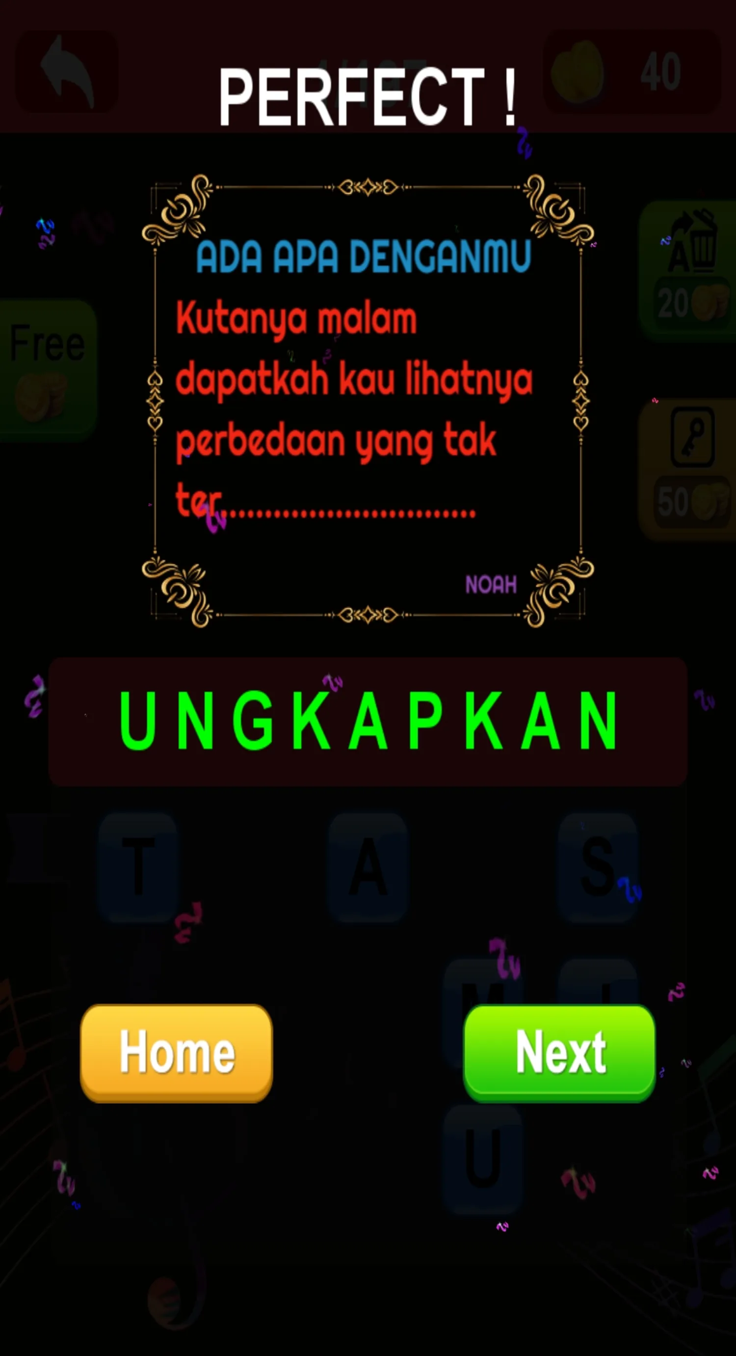 Song Lyrics Quiz | Indus Appstore | Screenshot