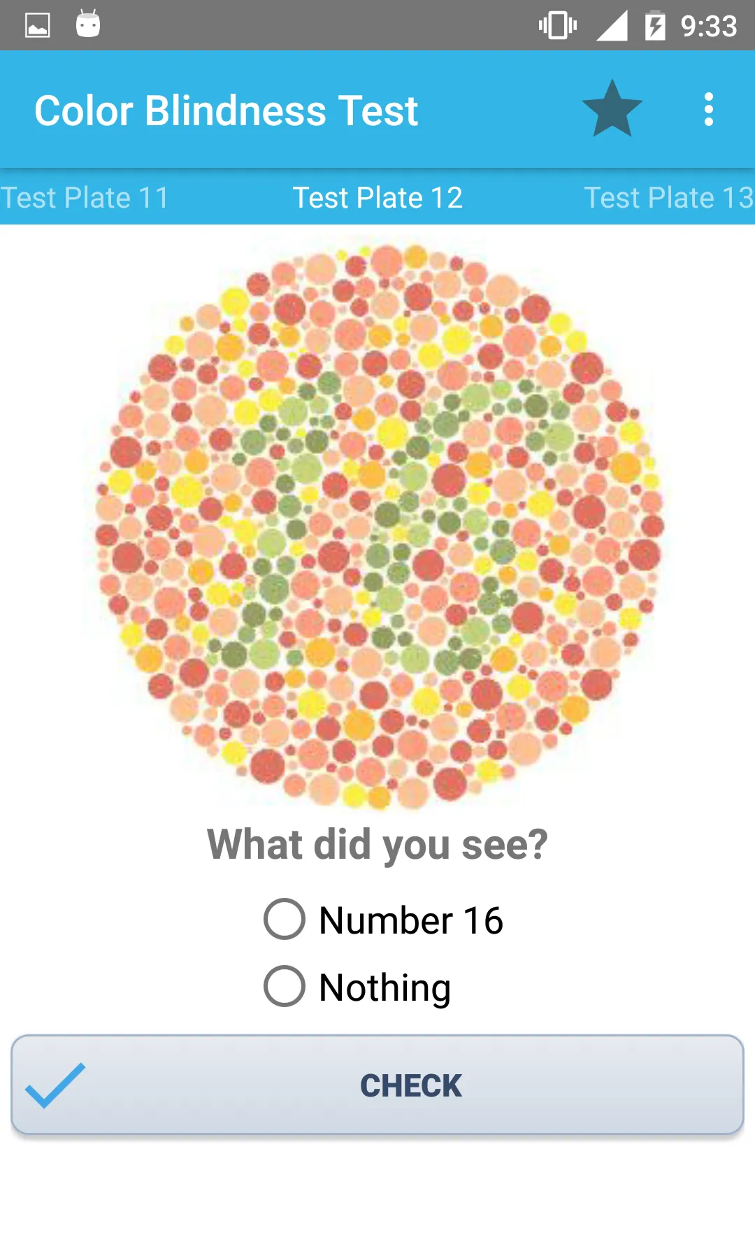 Color Blindness Test | Indus Appstore | Screenshot