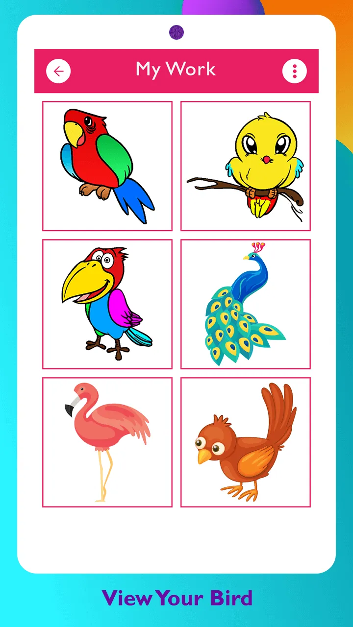 Birds Coloring Games | Indus Appstore | Screenshot