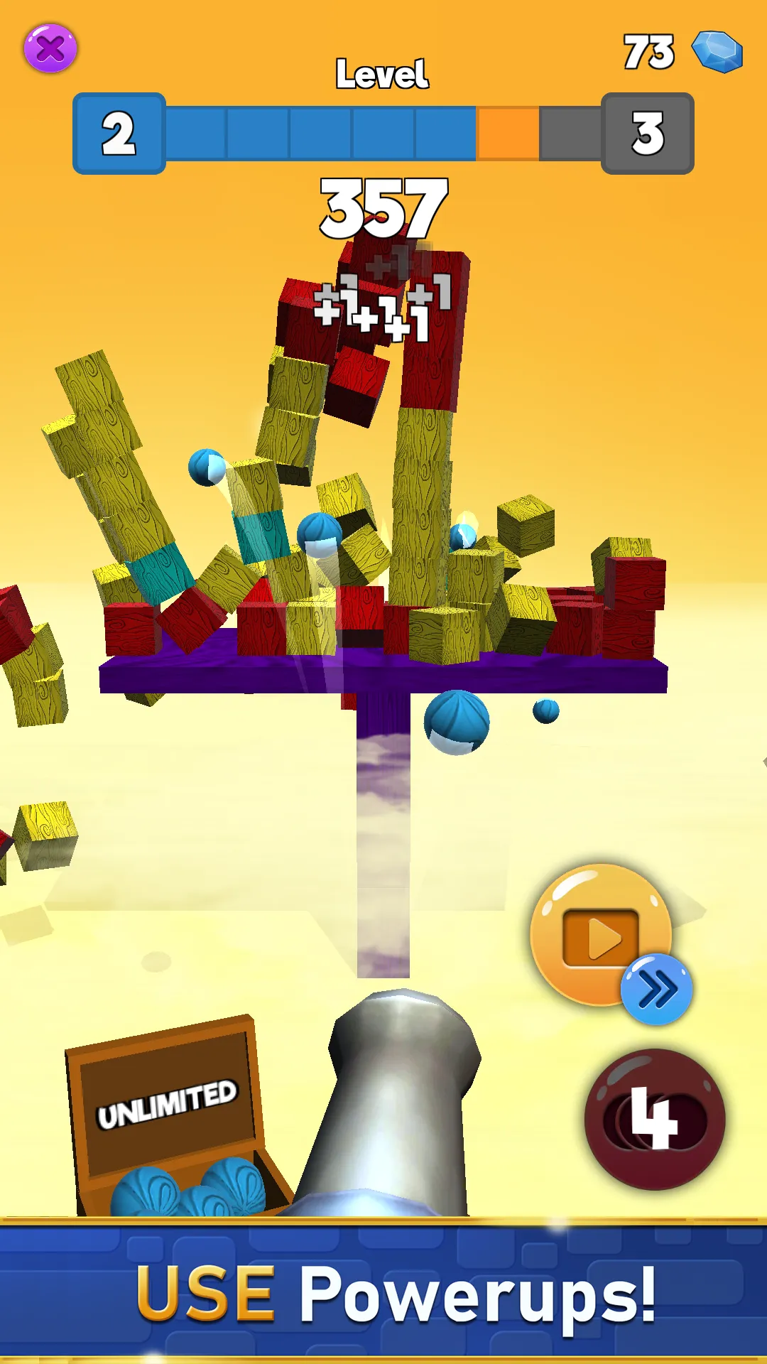 Knock Blocks - Ball Shooter 3D | Indus Appstore | Screenshot