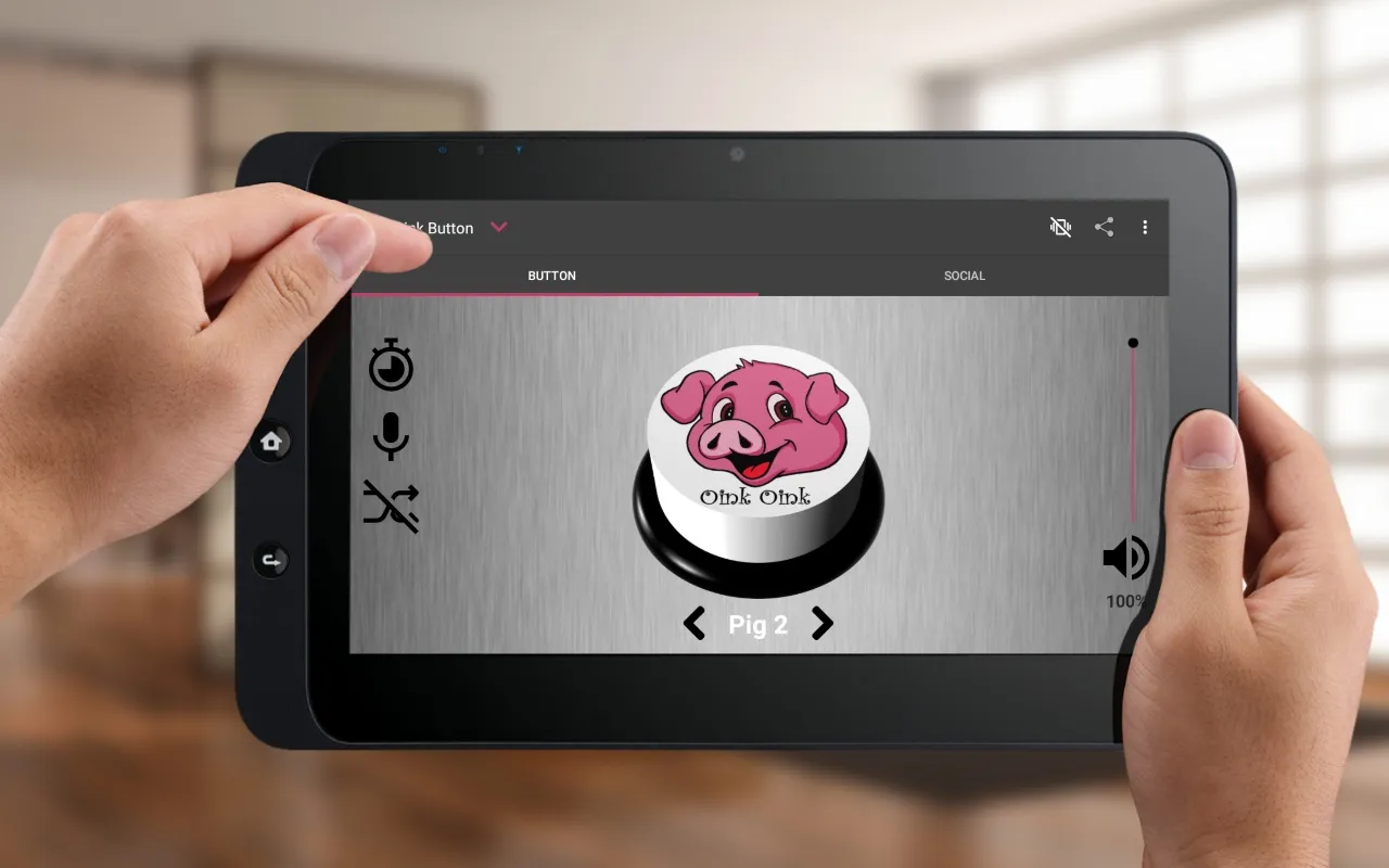 Pig Oink Button | Indus Appstore | Screenshot