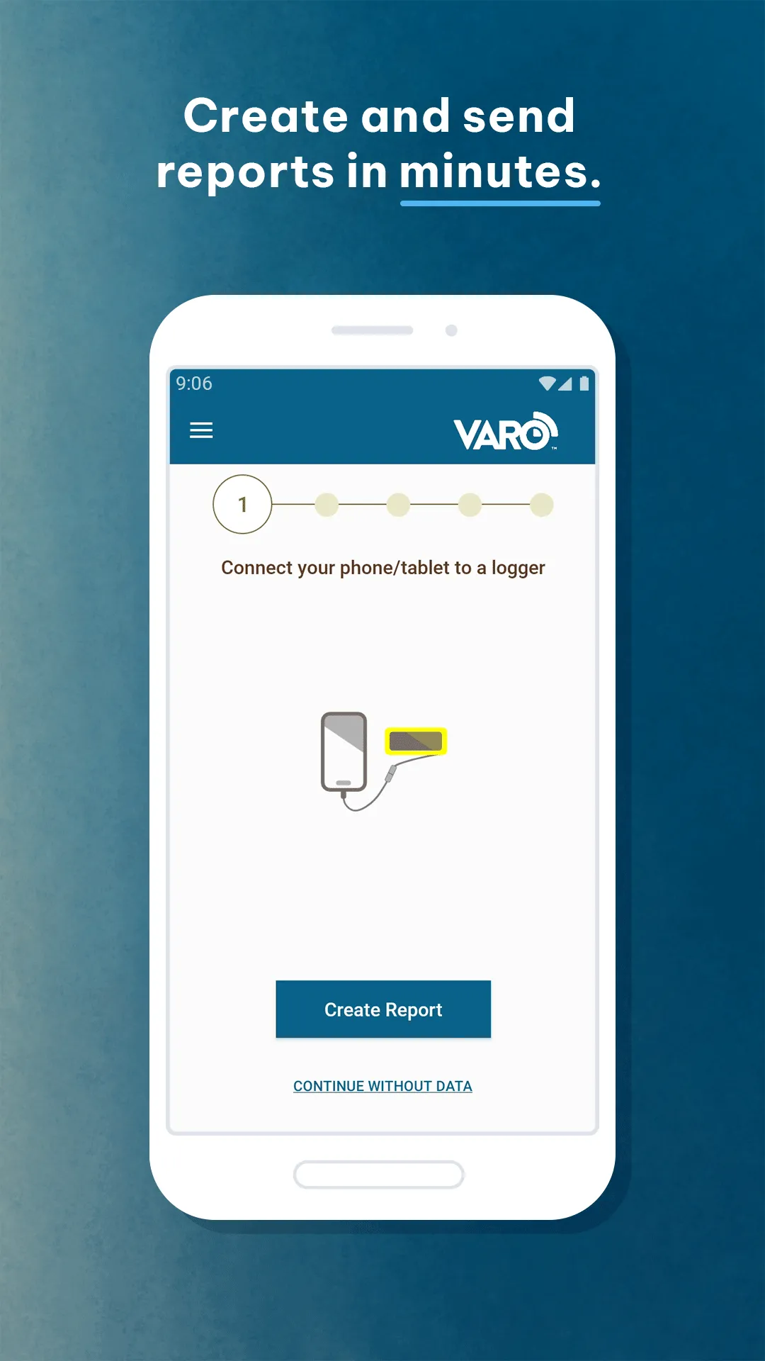 VARO Cold Chain Reporting | Indus Appstore | Screenshot