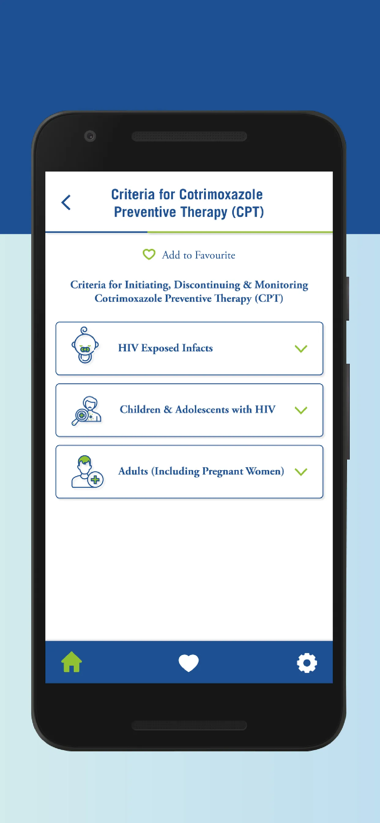 HIV Clinical Job Aids | Indus Appstore | Screenshot