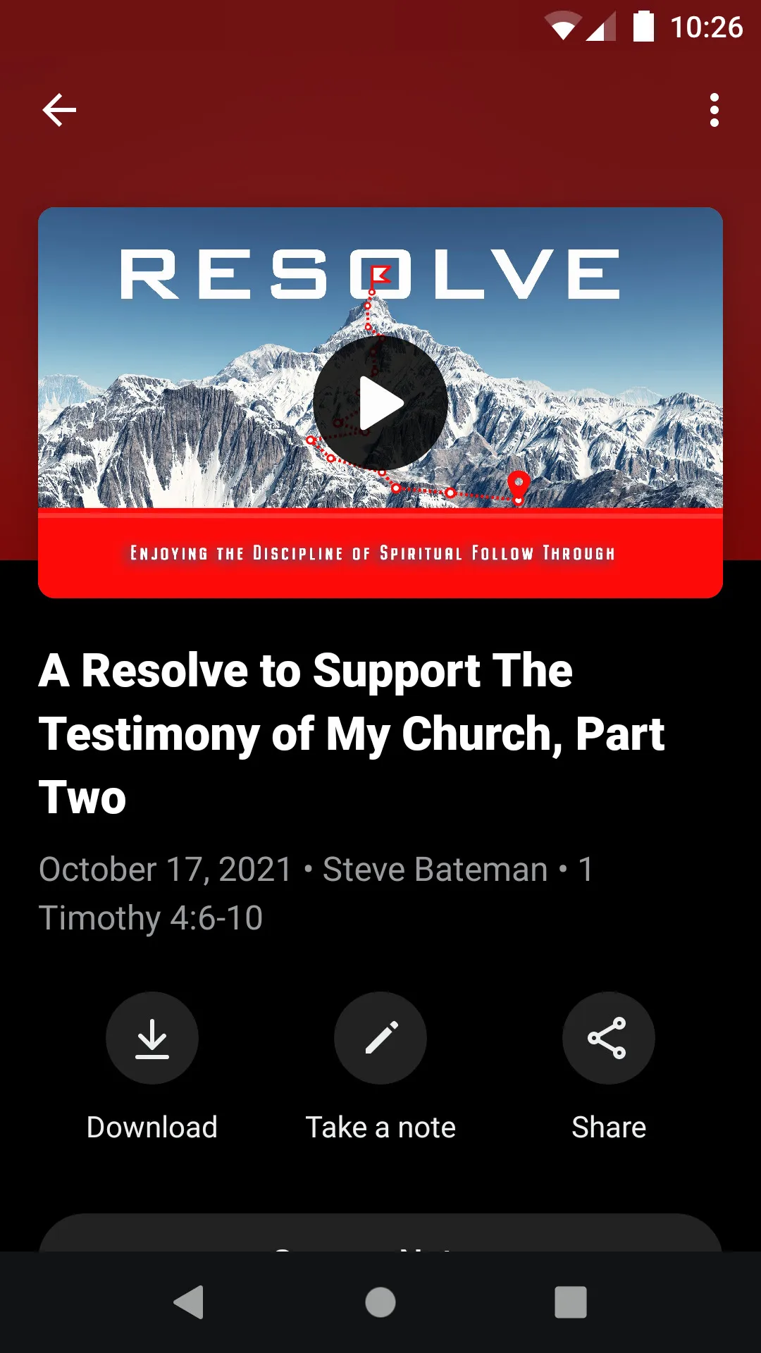 First Bible Church | Indus Appstore | Screenshot