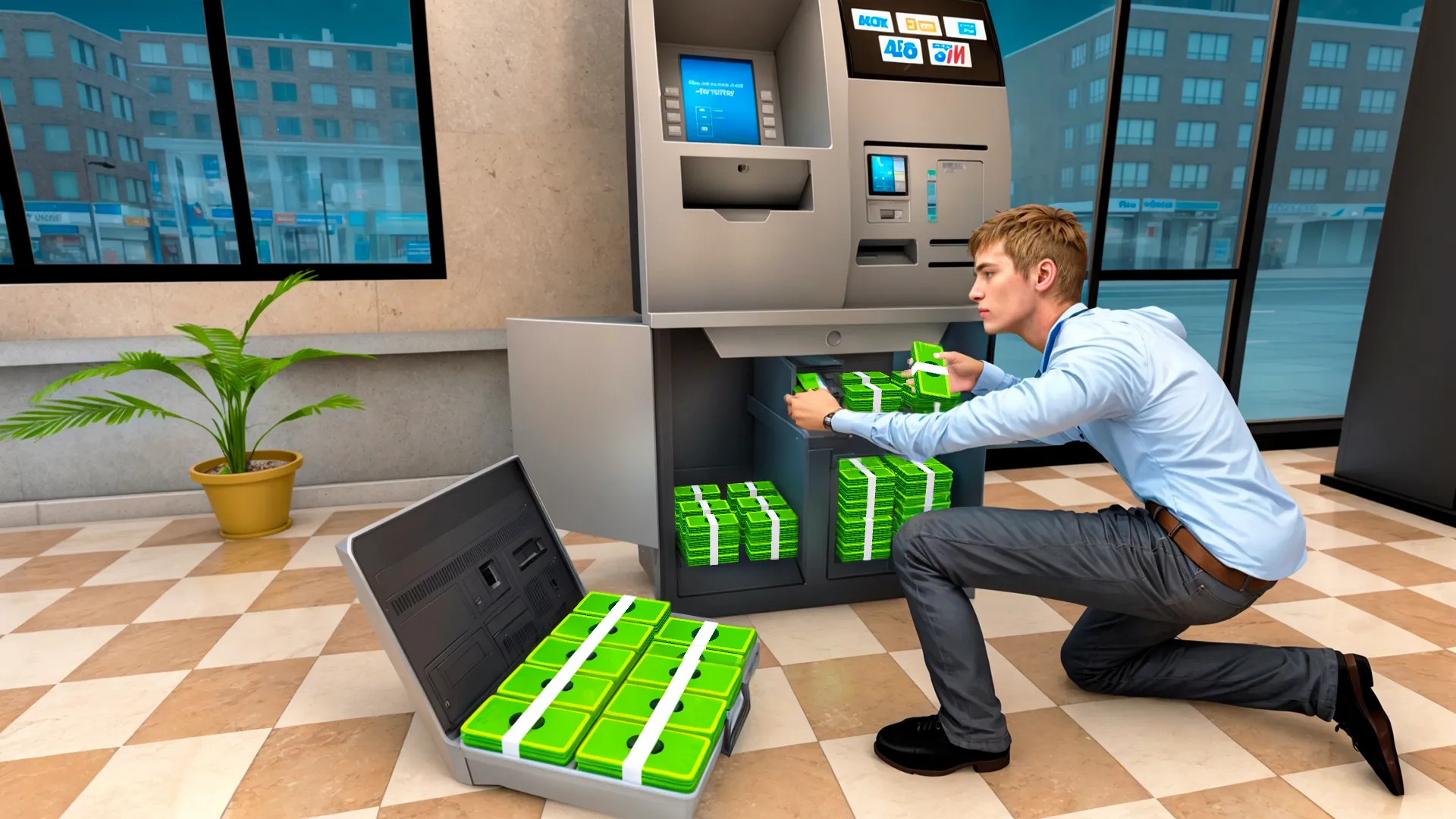 Idle Bank Simulator Money Game | Indus Appstore | Screenshot