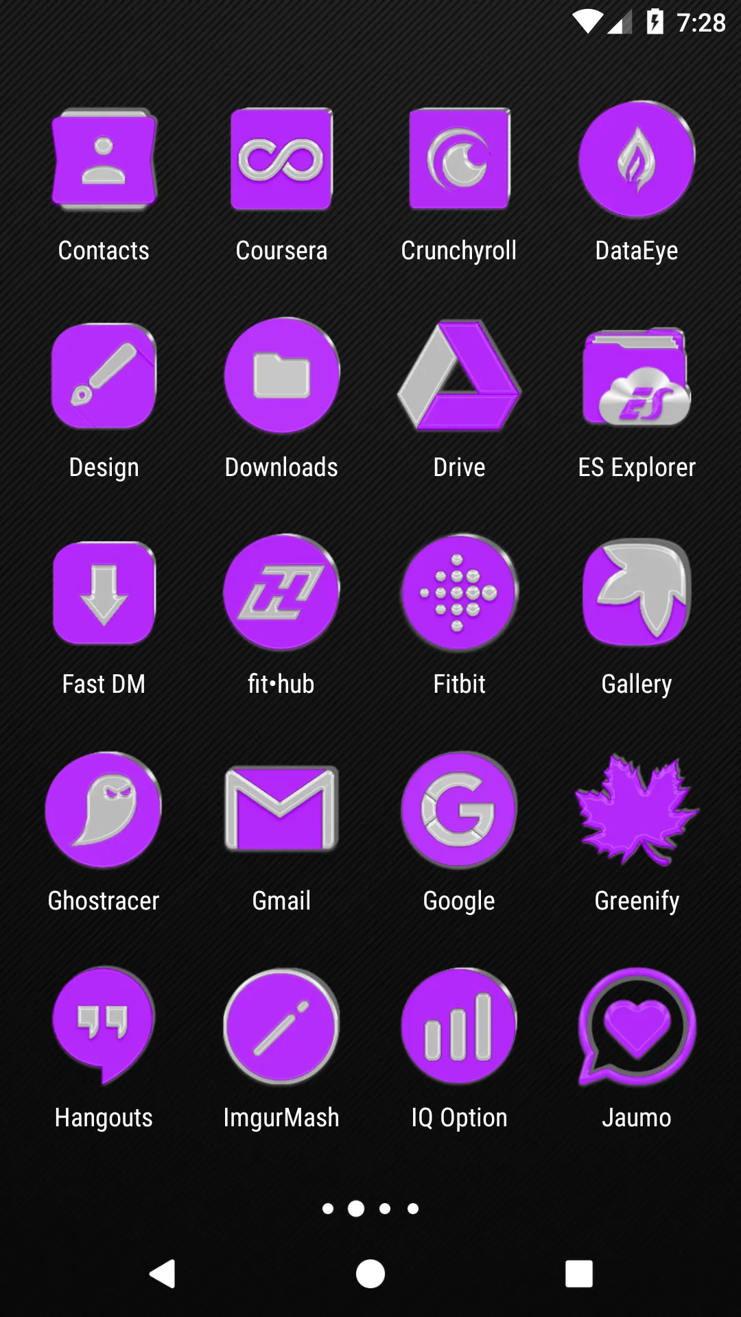 Bright Purple Icon Pack | Indus Appstore | Screenshot