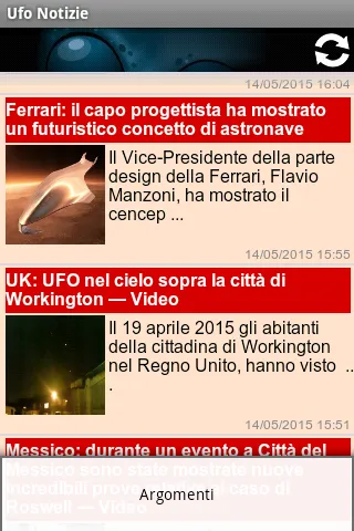 Ufo Notizie | Indus Appstore | Screenshot