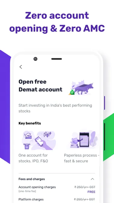 Fisdom: Stocks, IPOs & MFs | Indus Appstore | Screenshot