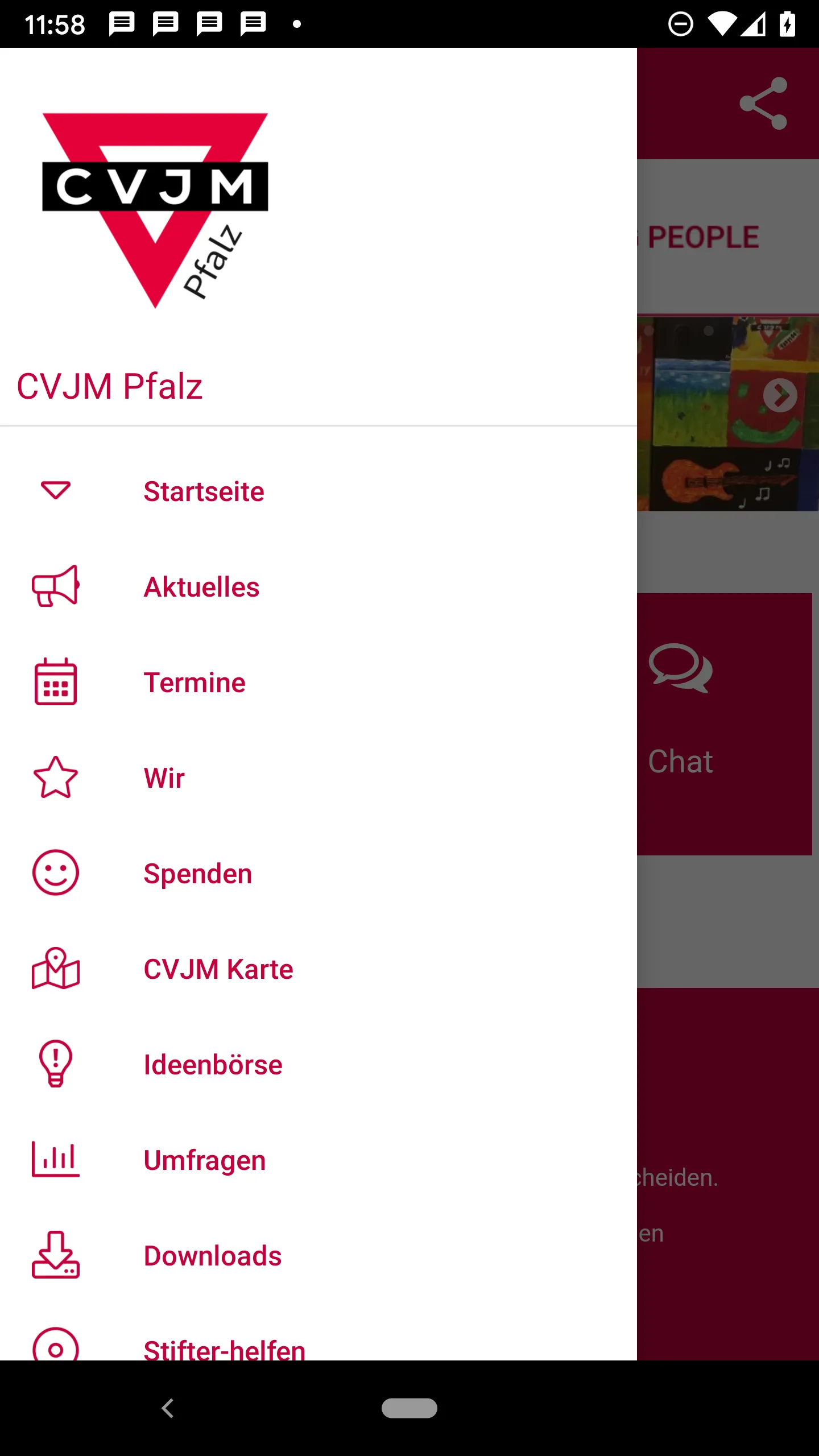 CVJM Pfalz | Indus Appstore | Screenshot