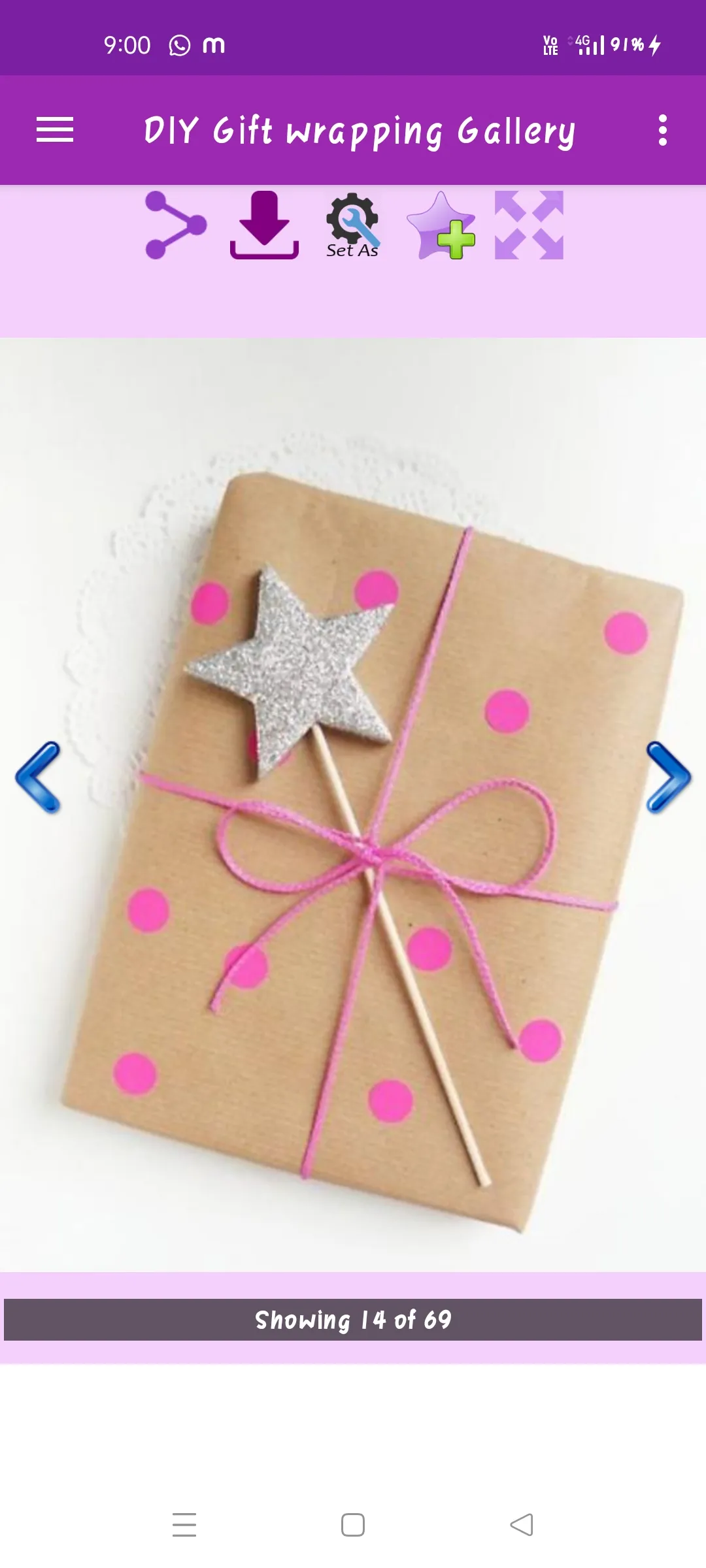 DIY Gift Wrapping Gallery | Indus Appstore | Screenshot