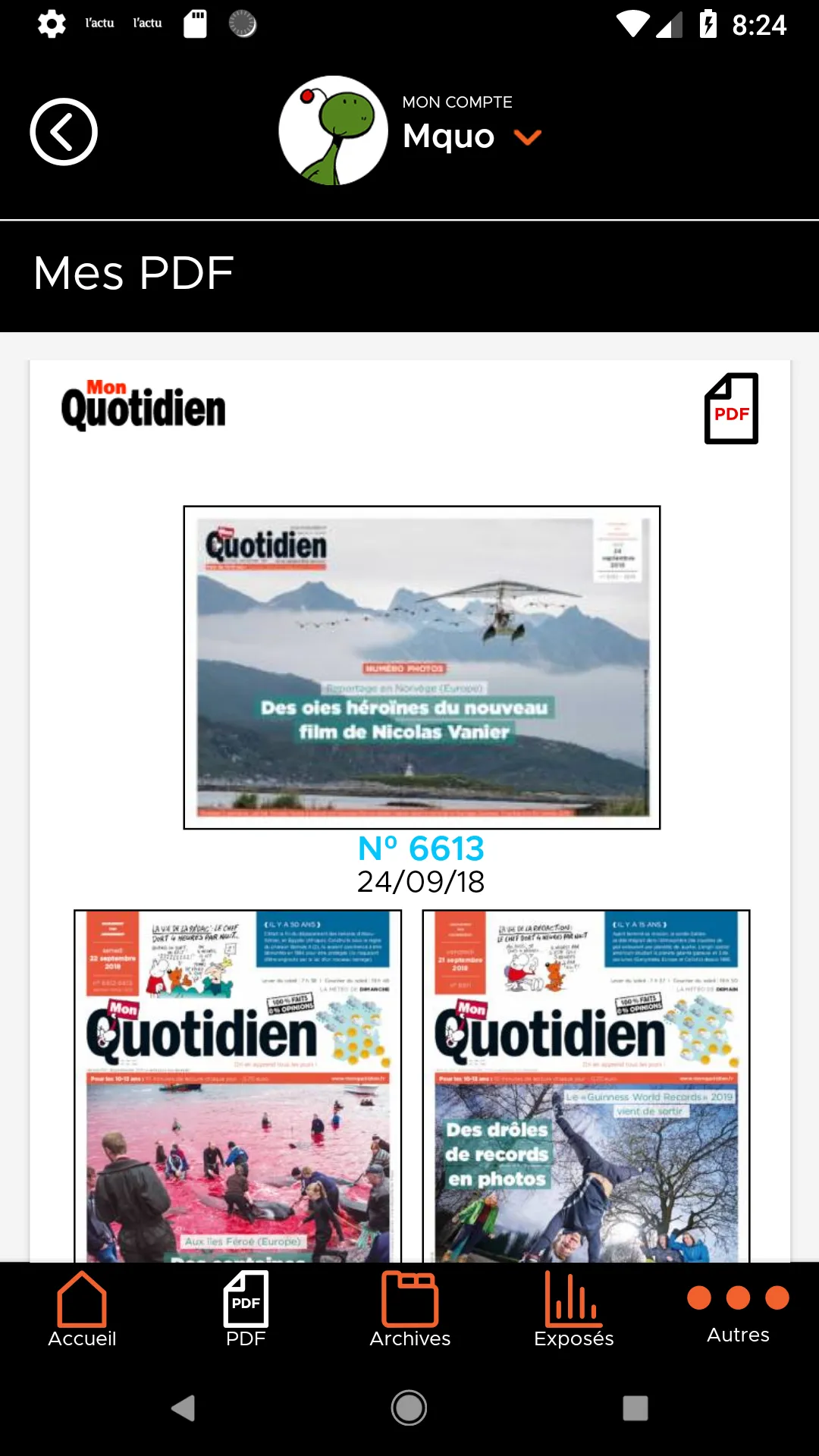 Mon Quotidien | Indus Appstore | Screenshot