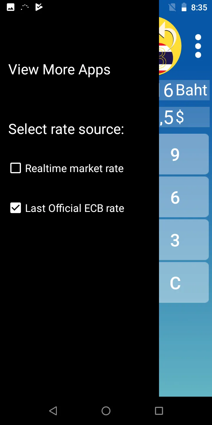Thailand Baht Dollar converter | Indus Appstore | Screenshot