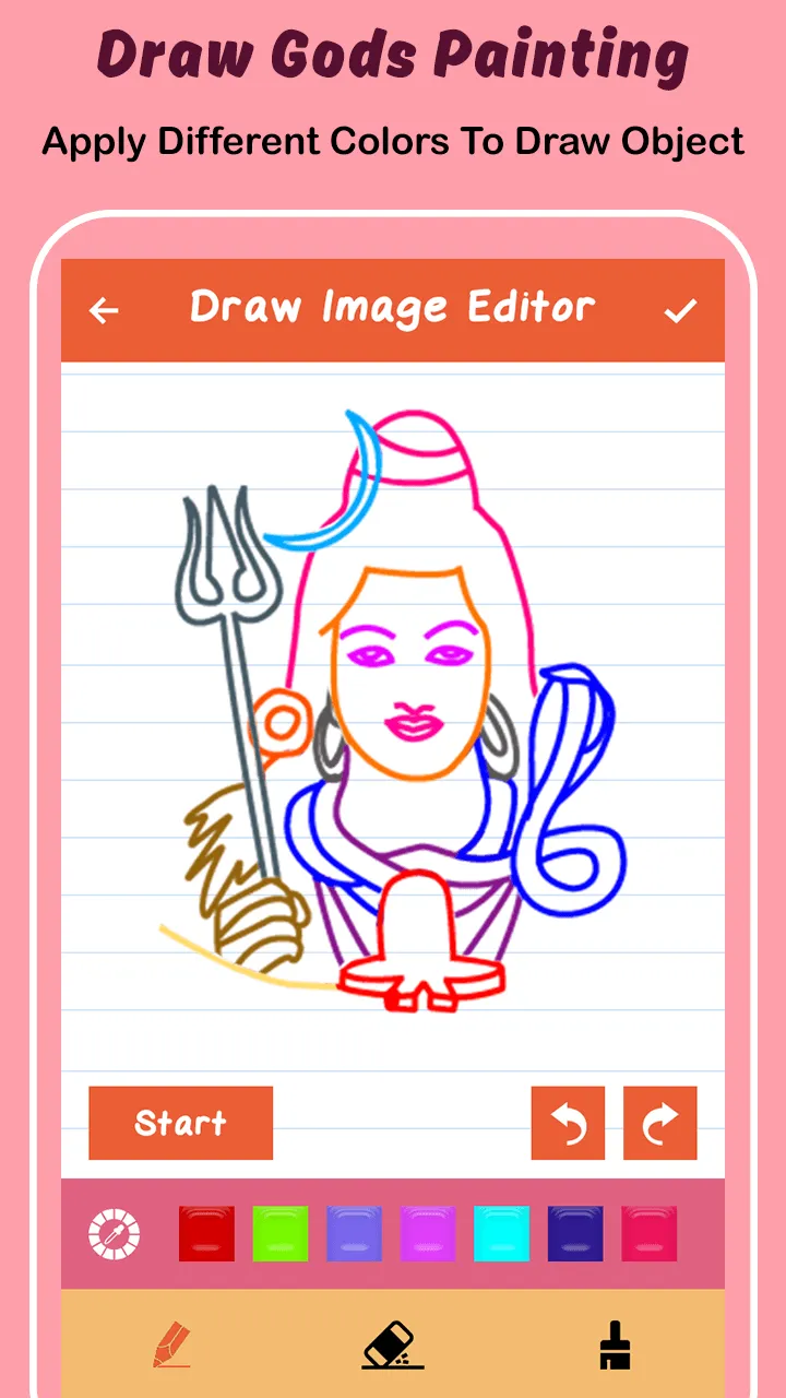 Draw Gods Designs | Indus Appstore | Screenshot