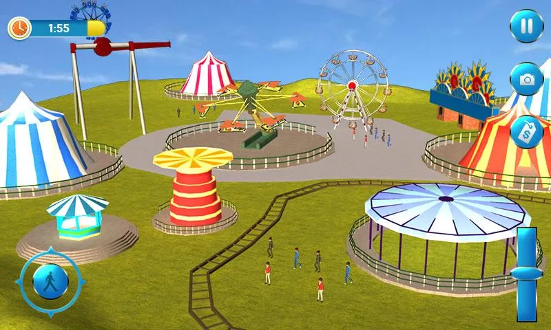 Theme Park Fun Swings Ride | Indus Appstore | Screenshot